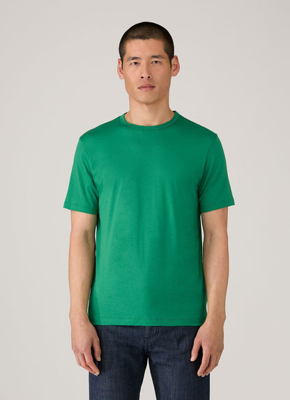 Mens Classic Tshirt In Bright Green Mtsh0001 Gnjc