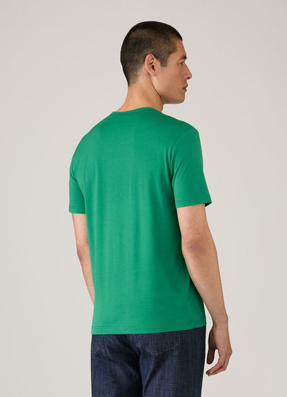 Mens Classic Tshirt In Bright Green Mtsh0001 Gnjc