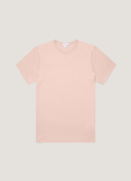 Mens Classic Tshirt In Pale Pink Mtsh0001 Pkbj