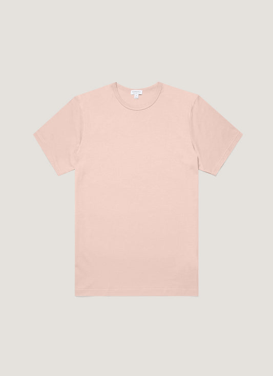 Mens Classic Tshirt In Pale Pink Mtsh0001 Pkbj