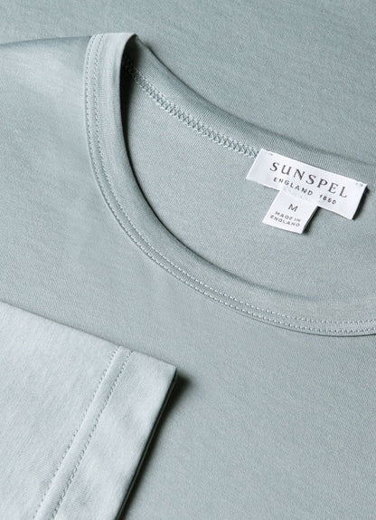 Men's Long Sleeve Classic T-shirt in Stone Blue