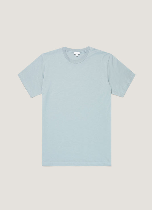 Mens Riviera Midweight Tshirt In Stone Blue Mtsh0007R Buwt