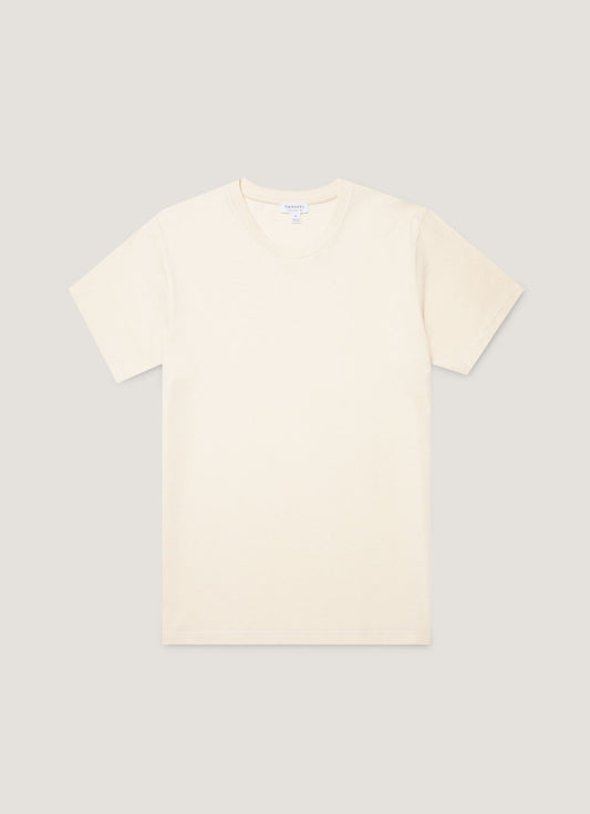 Mens Riviera Midweight Tshirt In Undyed Mtsh0007R Nuab