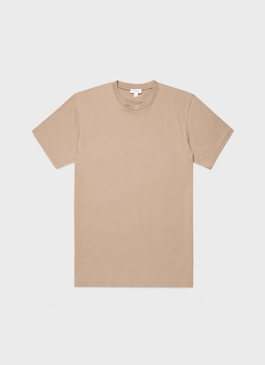 Mens Riviera Midweight Tshirt In Sandstone Mtsh0007S Brfc