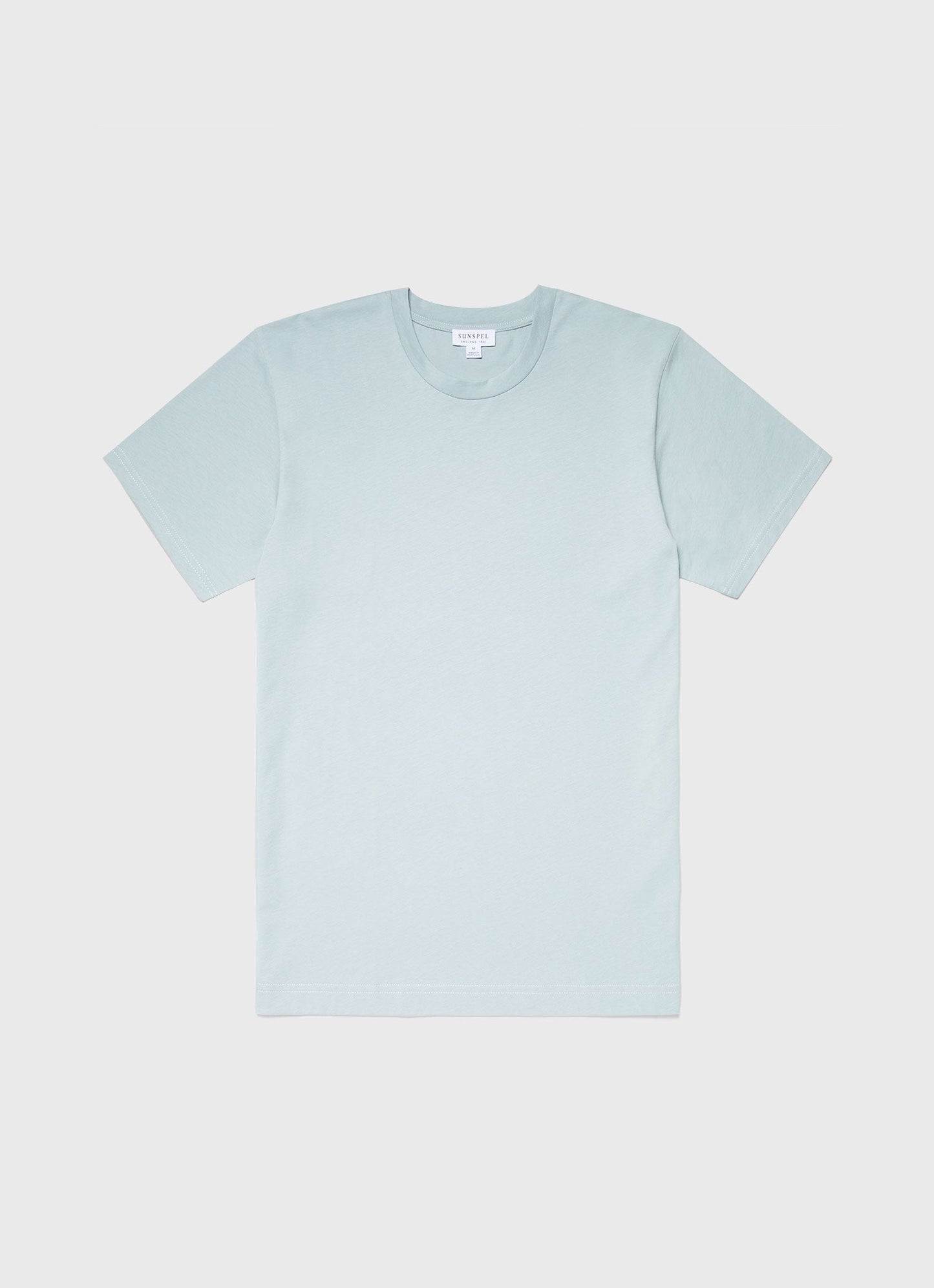 Mens Riviera Midweight Tshirt In Blue Sage Mtsh0007S Busy
