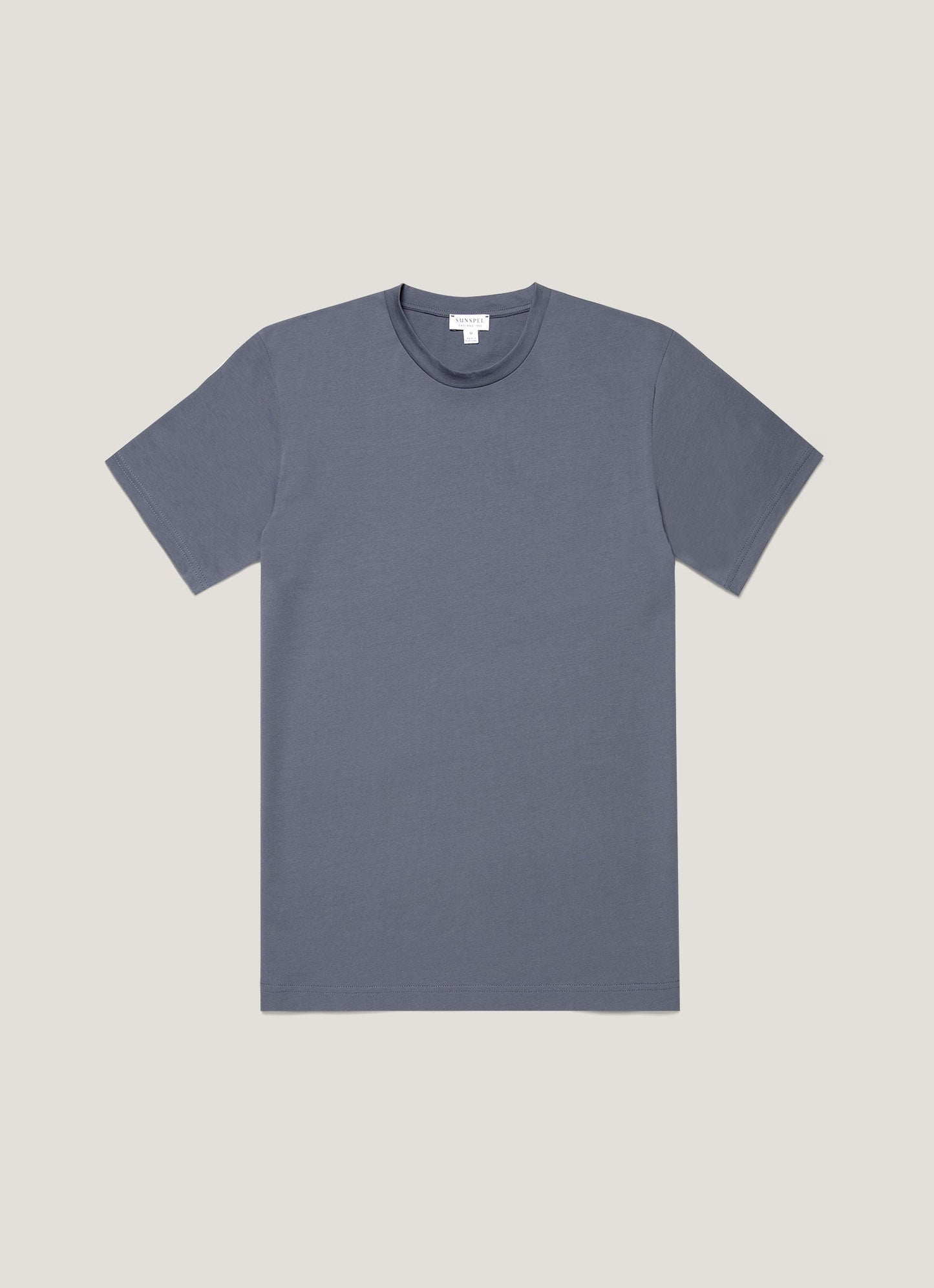 Mens Riviera Midweight Tshirt In Slate Blue Mtsh0007S Buua