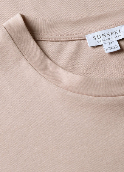 Mens Riviera Midweight T Shirt In Pale Pink Mtsh0007S Pkbj