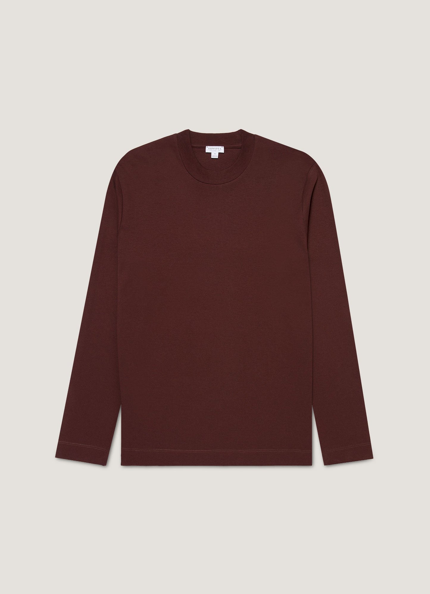 Mens Long Sleeve Heavyweight Tshirt In Bakelite Mtsh0182 Rdel