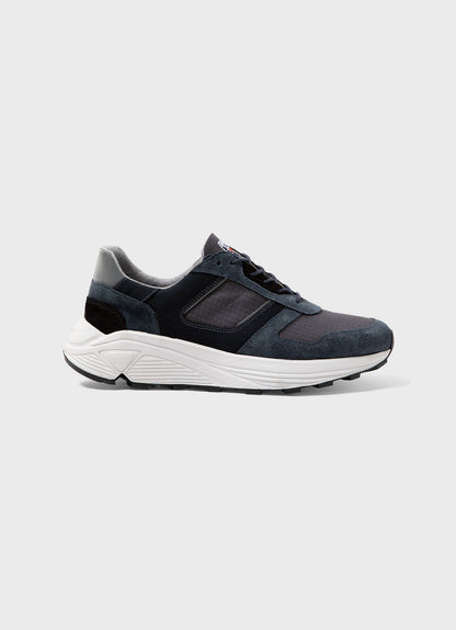 Mens Nigel Cabourn Sneaker In Navy Ncmftw9439 Buaa