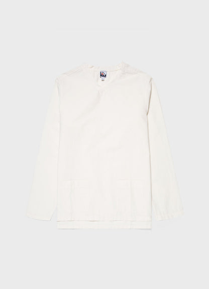 Mens Nigel Cabourn Ripstop Army Smock In Off White Ncmtop2501 Whba