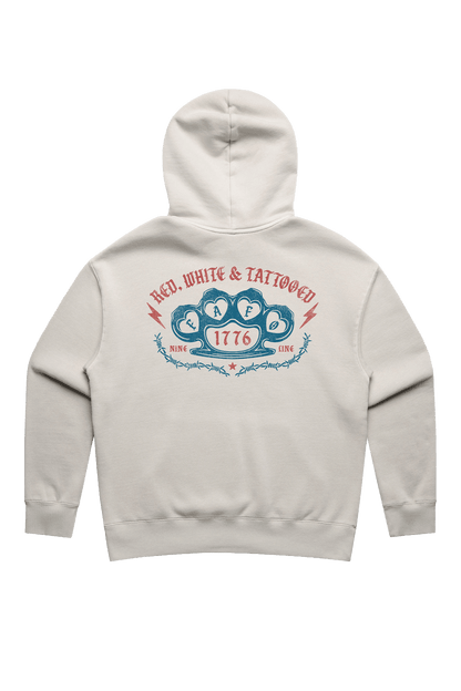 Red, White and Tattooed - Women's Relaxed Fit Hoodie