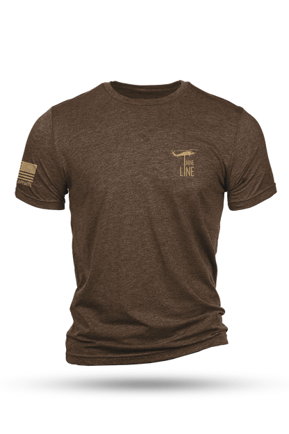 Tan Dropline Logo - T-Shirt