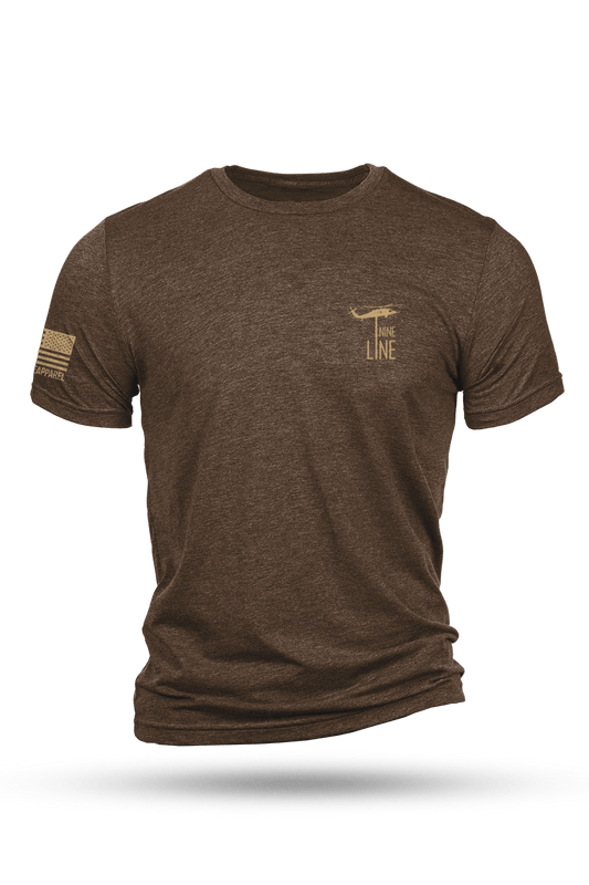 Tan Dropline Logo - T-Shirt