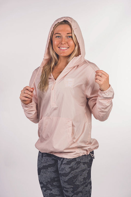 Women's Hooded 1/4 Zip Windbreaker