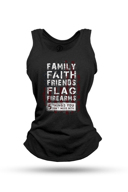 Women's Racerback Tank - 5 Things