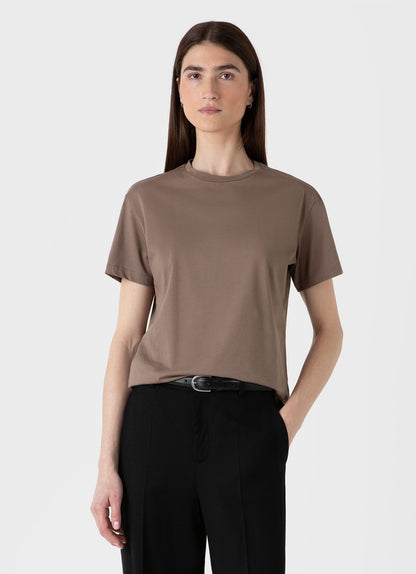 Womens Boy Fit Tshirt In Cedar Wtsh0087S Breh