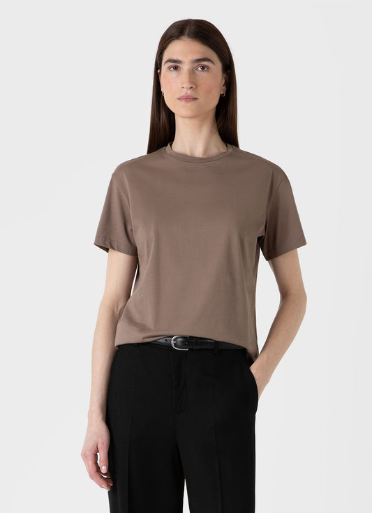 Womens Boy Fit Tshirt In Cedar Wtsh0087S Breh