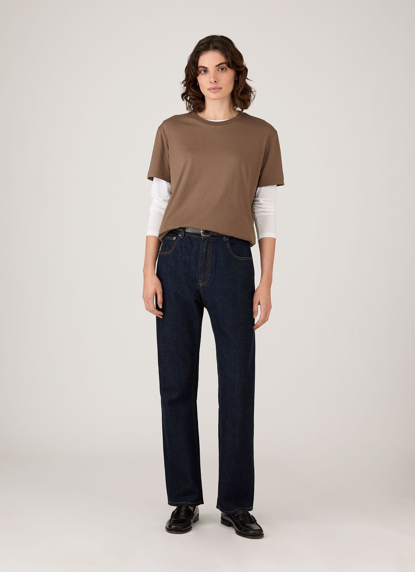 Womens Boy Fit Tshirt In Dark Cedar Wtsh0178 Brgr
